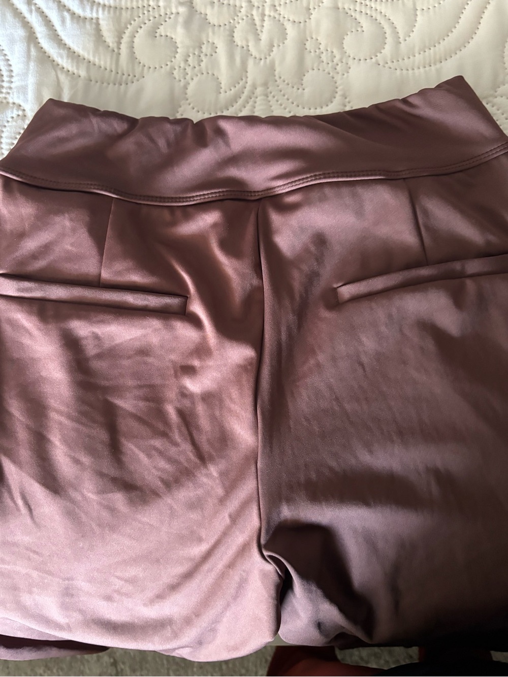 HALARA Wide-Leg Red Mahogany Pull-On Pants M/ Reg - Picture 7 of 13